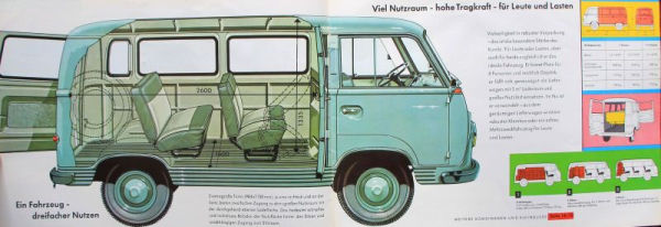 Ford Taunus Transit Modelprogram 1962 "Der wirtschaftliche Eilfrachter" Carbrochure (8022)